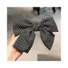 Клипы для волос Barrettes Fashion Ribbon Hairgrips Большая большая лунная шпилька для женщин девочки атласные