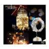 LED -strängar 2m 20 LED -vattentäta stränglampor CR2032 Batteridrift för Xmas Garland Party Wedding Decoration Christmas Submersi OTT8T