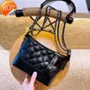 Najlepsze designerskie torby na ramię worki crossbody TOTE 2023 Nowa moda Ringer Tekstura metalowe ramiona