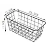 Autre Organisation de stockage de cuisine Grille de style nordique Panier suspendu avec crochet Grille métallique en fer forgé Spice Bureau Salle de bain TSLM1 221205