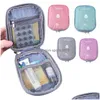 Storage Bags Mini Portable Medicine Storage Travel First Aid Kit Bag Organizer Cam Outdoor Emergency Survival Inventory Wholesale Dr Dh9Cg