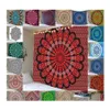 Tapis Inde Mandala Tapisserie Tenture Murale Tapis Boho Décor Tissu Tapisseries Psychédélique Hippie Nuit Lune Murs 20220512 Q2 Drop Dhg7F