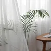 Gordijn lism witte pure gordijnen voor woonkamer chiffon tulle slaapkamer raambehandeling afgewerkt voile drape