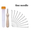 Wholesale Craft Tools Needle Felting Kit Wool Needles Tool 3 Sizes Felt Needle 3.58/3.39/3.07 inch wooden handle needlework