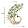 Brooches Wuli&baby Rhinestone Peacock For Women Lady 3-color Bird Party Office Brooch Pin Gifts