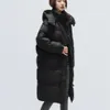 Mulher Down Parkas Winter Ladies Long Casual Classual Fashion Solteftiting Down Jacket 221205