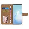 L￤derpl￥nbokfodral f￶r iPhone 14 Pro Max Plus 13 12 11 XS X 8 7 Skin Feel Vertical Line TPU Fashion Card slot Holder Mobiltelefon Flip Cover Business Skin Book Pouches