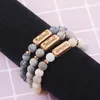 Strand Zhijia Handmade DIY Beads Blessed Bracelets Turquoises Stone Bracelet Men Distance Lucky Accessories Jewelry