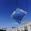 Chandelier Crystal Camal 2pcs 40mm/1.57inch 4 Holes Faceted Square Beads Pendant Prism Lamp Lighting Part Hanging Suncatcher