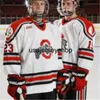 Hockey Jersey Custom Ohio State Buckeyes stitched Jerseys Big Ten mens women youth Any Number Name 7 WYATT EGE Sean Romeo Sam McCormick kids