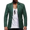 Costumes pour hommes Vêtements pour hommes 2023 Costume de grande taille pour hommes Sept couleurs Européen Américain Un bouton Casual Veste pour hommes Blazers