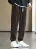 Mäns byxor 2022 Nya herrar av sweatpants baggy joggers mode corduroy hip hop streetwear harem byxor män avslappnade lösa byxor plus storlek 8xl T221206