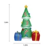 Decorações de Natal Árvore de Decora de jardim inflável de bonecas com modelo leve de 1,8 m para presente UE/UK/Au/EUA plugue