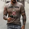 Men's T-shirts Mens t Shirts Summer 3d Printing Cross Fashion Handsome Shirt Casual Breathable Short-sleeved Oversized T-shirt O-neck Top