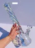 31 cm hohe Wasserpfeifen-Bong, buntes Glas, Wasserpfeifen, Downstem-Perc-Wasserbongs, berauschende Dab-Rigs, Shisha, 14 mm Ölbrenner-Banger