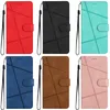 Hautgefühl vertikale Linie Leder Brieftaschenhüllen für iPhone 15 14 plus 13 12 Pro Max 11 XS x 8 7 TPU Modemodik -Slot -Halter Mobilfunk Flip Cover Business Skin Book Budtasche