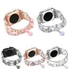 Agate Crystal Sieraden Bracelet -band voor Apple Watch -banden 41 mm 45 mm 40 mm 44 mm 38 mm 42 mm 49 mm polsbandjes voor IWatch -serie Ultra 8 7 6 5 4 3 Watchbands Accessoires