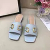 مصمم النعال الفاخر Sandal Italy Slides Slippers Slippers Flat Bottom Flip Flop أحذية أحذية غير رسمية بحذاء Top99 019