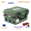 12 v 120ah LiFepo4 batterie pack lifepo4 12 V 120AH batterie au lithium batterie 12.8 v pour bateau moteur électrique onduleur