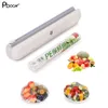 Other Kitchen Tools Food Wrap Cutter Dispenser Big Plastic Holder 56MM Diameter Foil Cling Film Sharp Drop 221205