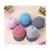 Cappelli da festa cappelli design a strisce per neonati berretto da baseball grazioso cotone 620 mesi ragazzi girls sun morlum autunno pick inventario all'ingrosso dhamg