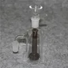 14mm Hookah Bong Ash Catcher 45 90GEEGREE DROUCHHEAD PERCOLATER EN INSIDA FOURT GLASS ASKARTER Tjock Ashcatcher For Water Reting Pipe