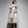 Women's Down Parkas Winter women's long fashion highend down jacket 221205