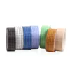 10m svartvitt rutn￤t Washi Tape Japanese Paper Diy Planner Masking Tape Adhesive Tapes Stickers Dekorativa Stationery Tejp