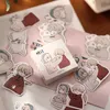 45 pièces mignon dessin animé Couple amour ouverture chaud quotidien autocollants décoratifs pour Scrapbooking Album planificateur bricolage artisanat Journal