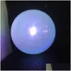 Trädgårdsdekorationer Colourf Garden Decorations Solar Light Energy Float Lamp Ball LED Lyumined Pool Water Supplies Lights DHSH6