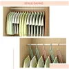 Hooks Rails Hooks Clothes Hanger Mtiport Support Ring Clothess Drying Mtifunctional Plastic Scarf Storage Rack Inventory Wholesale Dhcj3