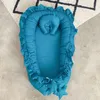 Rail de bébé amovible nid de couchage pour lit berceau avec oreiller voyage parc lit bébé enfant en bas âge berceau matelas douche cadeau 221205