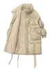 Kvinnorjackor Marwin Women 90 White Duck Down Coats Loose Tjock Solid High midja varm veckad lång huva jacka 221205