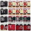 2022 Reverse Retro 13 Nico Hischier Hockey Jerseys 86 Jack Hughes 30 Martin Brodeur 7 Dougie Hamilton 63 Jesper Bratt 17 Yegor Sharangovich 2.0 Alternativ Black Shirts