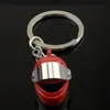 Motorcycle Safety Hat Keychain Pendant Stereo Helmet Keychains Fashion Accessories Keyring Key Chain 4 Colors
