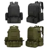 Escola 50L Militar masculino 4 em 1 molle esporte bolsa tática de escalada ao ar livre escalada mochila saco de acampamento 221205