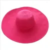 Wide Brim Hats 2022 Fashion Summer Women's Ladies' Foldable Large Floppy Beach Sun Straw Hat Cap