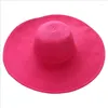 Wide Brim Hats 2022 Fashion Summer Femme's Dames 'Pliable Large Floppy Beach Sun Prew Hat Cap