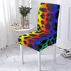 Chair Covers Computer Cover Leopard Arm Stretch For Restaurant Banquet Wedding Office Furniture Protector Decorations