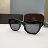 Óculos de sol pretos de placa de designer