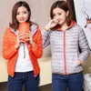 Women's Down Parkas Jackets Ultra Light Jacket Autumn Winter Coat For Two Side female jacket 221205