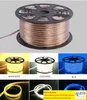 220V led strip flexible light warm whitewhiteBlue Power plug 120ledsm waterproof led Strips