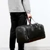 Quality Leather Travel Carry on Luggage Men Duffel s Handbag Casual Traveling Tote Large Weekend Bag XA631ZC 221205