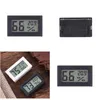 温度計器 2021 ワイヤレス液晶デジタル屋内温度計湿度計ミニ温度湿度計ブラックホワイトドロップ Del Dh2Tp