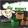 Planters potten premium serie planten kweekzakken gallon ronde stof potten zakje wortel container bloementuin handgrepen gewicht capaciteit 1 dhk0x