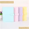 Notepads A6 Pu Leather Notebook Binder Aron Color 19X13Cm Refillable 6 Ring Filler Paper Magnetic Buckle Closure Custom Diy 99 S2 Dr Dh7Ar