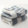 Cobertores Swaddling 6 Camadas 100% Algodão Musselina Swaddle Warp Roupa de Cama Infantil para Banho 90100cm 221205
