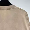 Tshirt Womens Oneck Cardigan Pullover pour les hommes et les femmes Fine tissé 100 coton Version technologique TICH Veste 120kg 1130