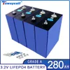 Tewaycell 280Ah Lifepo4 batterie rechargeable 3.2V Grade A Lithium fer Phosphate prismatique tout nouveau RV solaire ue US sans taxe