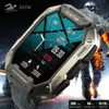 C20 Military Smart Watch Herren Carbon Black Ultra Army Outdoor IP68 5ATM Wasserdicht Herzfrequenz Blutsauerstoff Smartwatch 2022